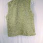 Orvis Cotton Blend Beige Sherpa Womens Vest Tapestry Accents Size Medium