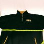 Caterpillar "CAT" Black Cotton Blend Mens 1/4 Zip Pullover Sweatshirt Size XL