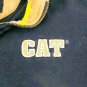 Caterpillar "CAT" Black Cotton Blend Mens 1/4 Zip Pullover Sweatshirt Size XL