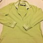 Eddie Bauer Half Zip Sweatshirt Womens Size Large Green