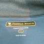 Pebble Beach Performance 1/4 Zip Blue Pull Over Mens Golf Shirt Polyester XL