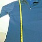 Pebble Beach Performance 1/4 Zip Blue Pull Over Mens Golf Shirt Polyester XL