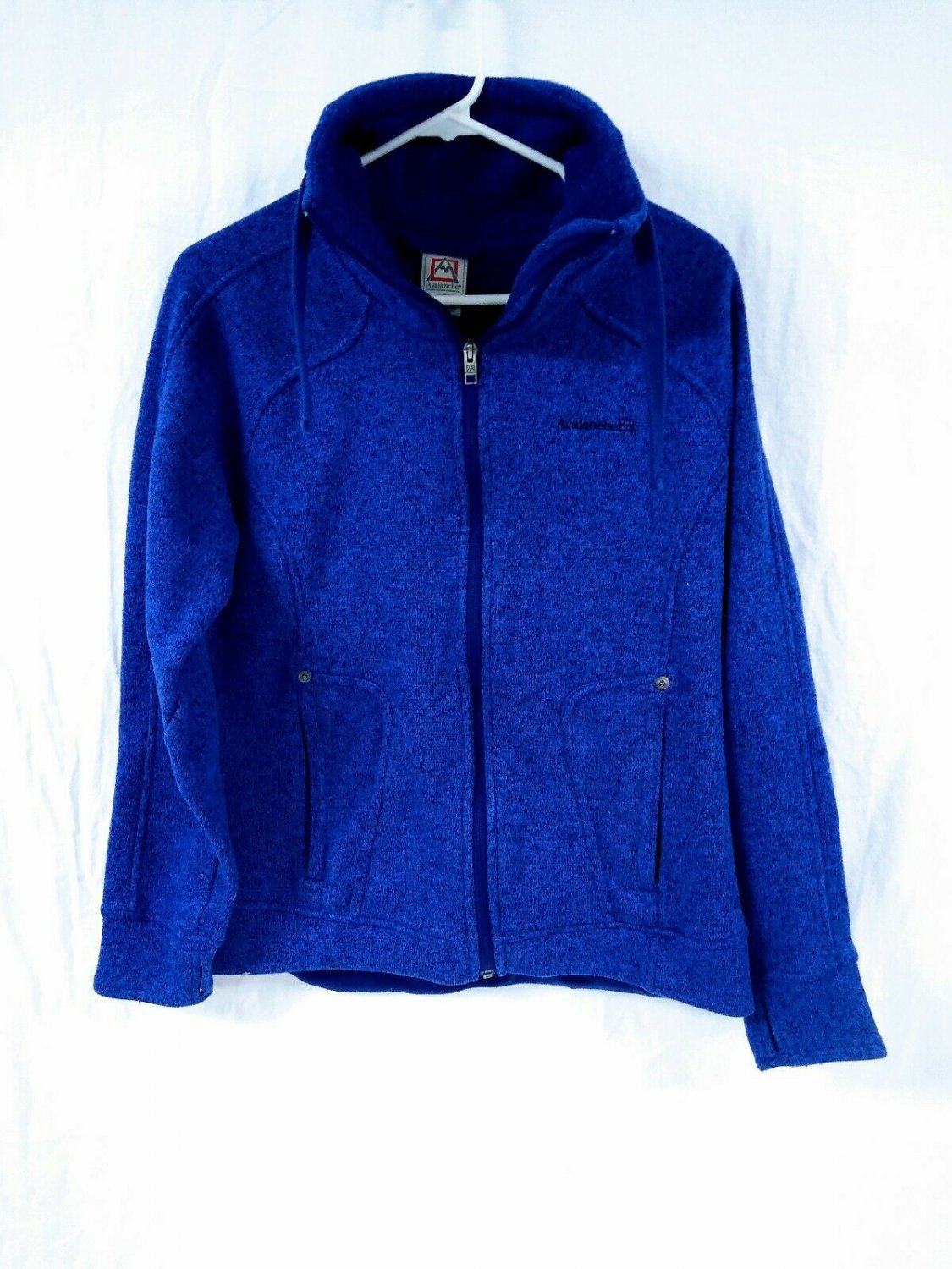Avalanche Purple Full Zip Sweater Jacket Womens Size Large. EUC