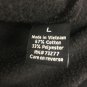 Apt 9 Zip Up Mens Large Sweatshirt Jacket Black Gray