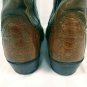 Dan Post Brown Caiman Leather Cowboy Boots Men's Size 7 1/2 C VERY NICE
