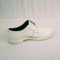 BATES Lites White Leather Navel Military Oxford Shoes Mens Size 8.5 Medium