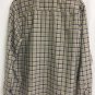 Merrel Button Up Shirt Opti Wick Mens Size Large Plaid Polyester Nylon Work