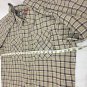Merrel Button Up Shirt Opti Wick Mens Size Large Plaid Polyester Nylon Work