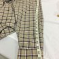 Merrel Button Up Shirt Opti Wick Mens Size Large Plaid Polyester Nylon Work