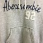 Abercrombie and Fitch 92 Gray Cotton Blend Womens Pullover Hoodie Size Medium