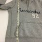 Abercrombie and Fitch 92 Gray Cotton Blend Womens Pullover Hoodie Size Medium