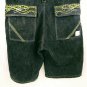 Le Jean De Marithe Francois Girbaud Black 100% Cotton Mens Cargo Shorts Size 40