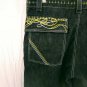 Le Jean De Marithe Francois Girbaud Black 100% Cotton Mens Cargo Shorts Size 40