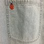 Country Store Denim Dress Ladybugs Floral Jean Womens Large Pullover Comfy