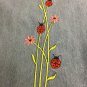 Country Store Denim Dress Ladybugs Floral Jean Womens Large Pullover Comfy