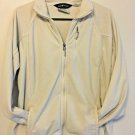Black Diamond Fleece Zip Up Cream Color Women's Size Large Soft