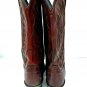 Justin Boots Brown Leather Cowboy Boots Style 9180 Mens 9D. NICE