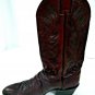 Justin Boots Brown Leather Cowboy Boots Style 9180 Mens 9D. NICE