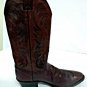 Justin Boots Brown Leather Cowboy Boots Style 9180 Mens 9D. NICE