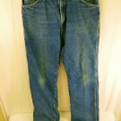 Wrangler Rugged Wear Fleece Lined Cotton Blue Denim Jeans Mens  (36x34) 34x33