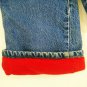 Wrangler Rugged Wear Fleece Lined Cotton Blue Denim Jeans Mens (36x34) 34x33