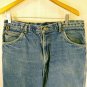 Wrangler Rugged Wear Fleece Lined Cotton Blue Denim Jeans Mens (36x34) 34x33