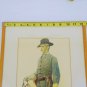 Vintage WL Sheppard Confederate Soldier Civil War Prints Framed Matted BEAUTIFUL