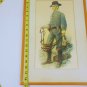 Vintage WL Sheppard Confederate Soldier Civil War Prints Framed Matted BEAUTIFUL