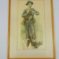 Vintage WL Sheppard Confederate Soldier Civil War Prints Framed Matted BEAUTIFUL