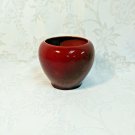 Vintage Broadmoor Pottery Colorado Springs P H Genter Signed Oxblood Glaze Vase