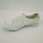 Skechers White Leather Slip On Womens Walking Shoes Size 6.5