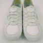 Skechers White Leather Slip On Womens Walking Shoes Size 6.5
