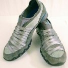 Skechers Womens Go Walk Slip On Shoes Grey Leather/Synthetic Size 10