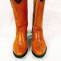 Double H H&H Leather Cowboy Work Boots Oil & Slip Resistant Mens Size 10D NICE