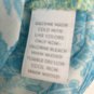 Charter Club Blouse Pullover Sheer Womens 1X Colorful Elastic Cuffs Long Sleeve