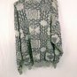JT Beckett Gray/Black Cotton Long Sleeve V-Neck Cardigan Sweater Mens Size L