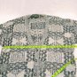 JT Beckett Gray/Black Cotton Long Sleeve V-Neck Cardigan Sweater Mens Size L