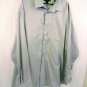 Pronto Uomo Gray 100% Cotton Mens Dress Shirt Size 20 38/39 Tall VERY NICE