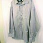 Pronto Uomo Gray 100% Cotton Mens Dress Shirt Size 20 38/39 Tall VERY NICE