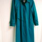 London Fog Wool Zip in Liner Full Length Trench Coat Womens Size 10R   BEAUTIFUL