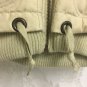 Coffeeshop Vest Womens Large Removable Hood Cream Color