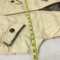 Coffeeshop Vest Womens Large Removable Hood Cream Color