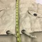 Coffeeshop Vest Womens Large Removable Hood Cream Color