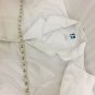 Adar Lab Coat White Button Front Womens Large Long Sleeve