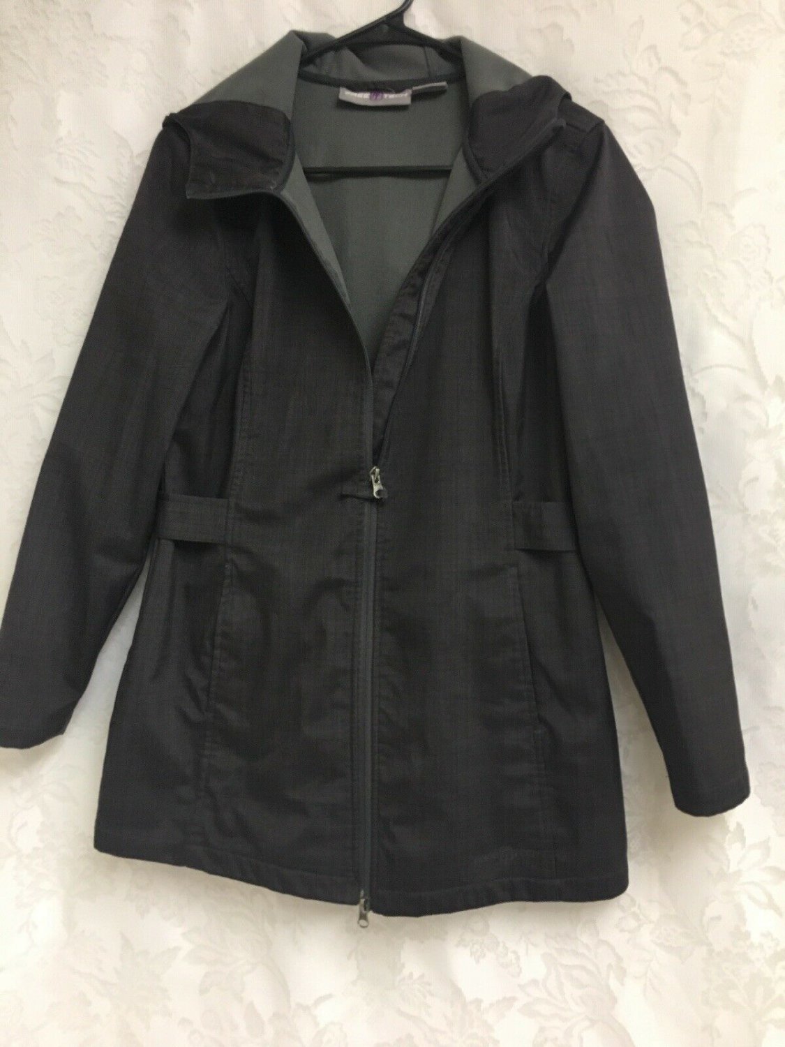 Free Tech Coat Jacket Womens Size Small 30&acirc;�� Length Charcoal Gray