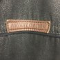 Avant Garde Bomber Jacket Mens Size XL Vintage Black Shine Coat Logo