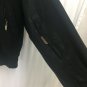 Avant Garde Bomber Jacket Mens Size XL Vintage Black Shine Coat Logo