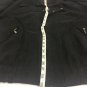 Avant Garde Bomber Jacket Mens Size XL Vintage Black Shine Coat Logo