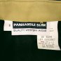 Panhandle Slim Quality Western Wear Black/Brown Button Up Shirt Womens Size S