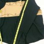 Panhandle Slim Quality Western Wear Black/Brown Button Up Shirt Womens Size S